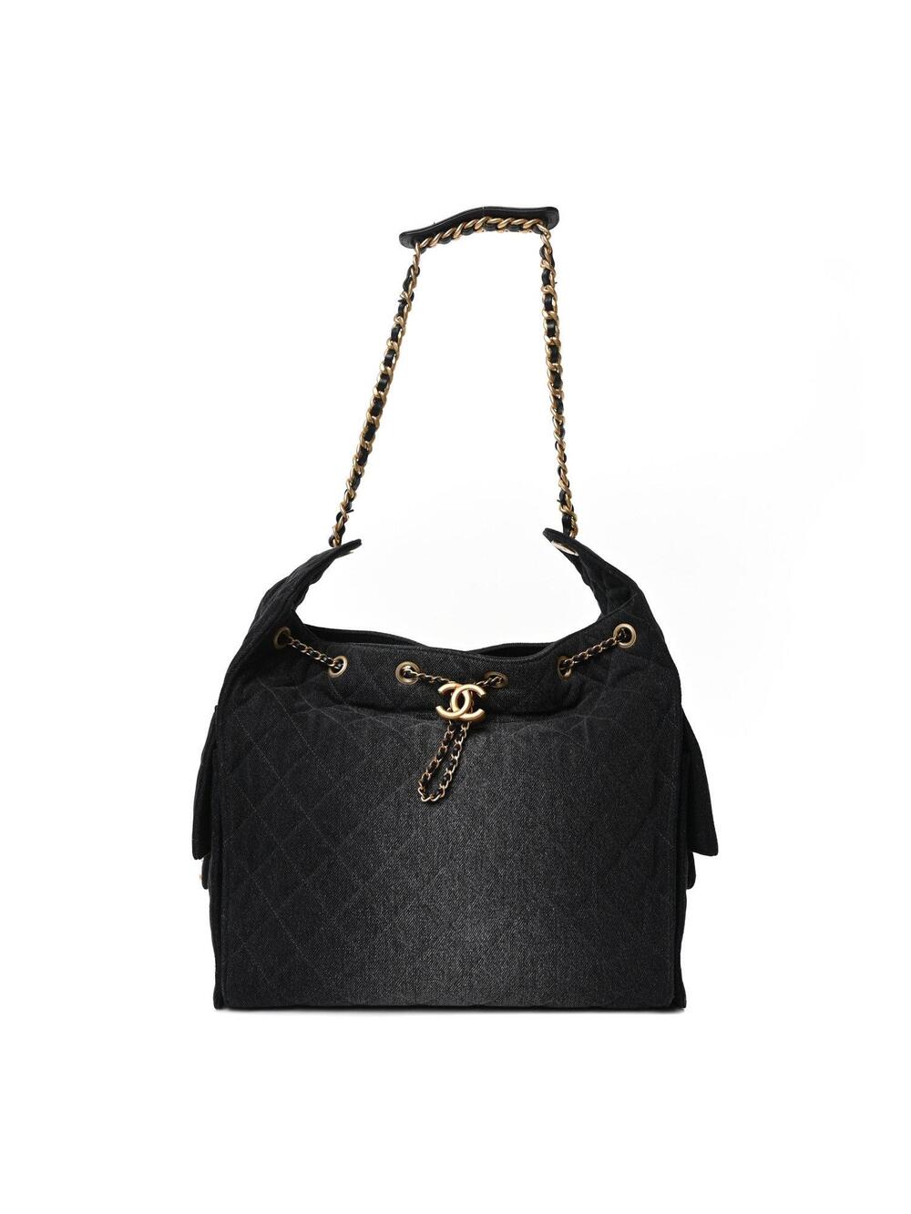 Washed Denim Quilted Medium Chanel 25 #284373C68B